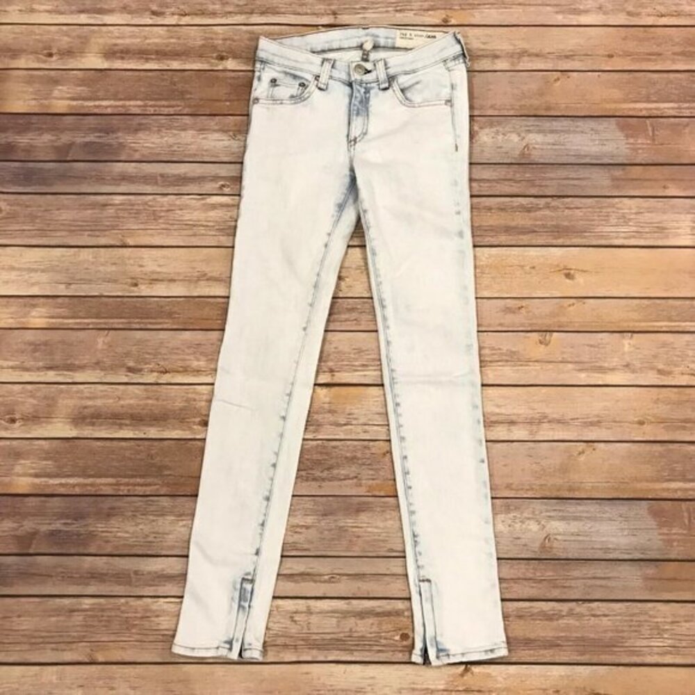 Rag And Bone Light Wash Women's Skinny Jeans -
